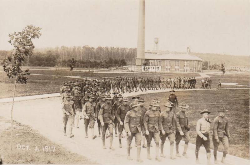 October 3, 1917 marching