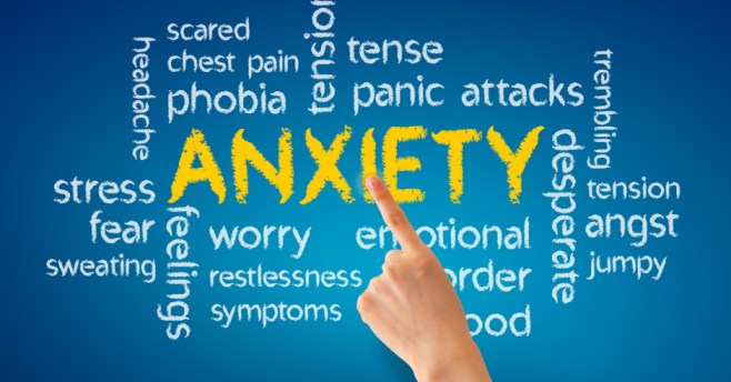 anxiety word art